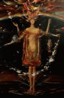 The night sun  150x100 cm